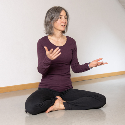 Susanna im Meditationssitz